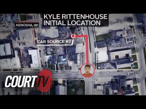 Tracking Rittenhouse's Movements Night of 8/25/20