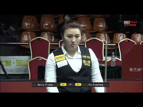 Kelly Fisher VS Fu Xiaofang - Ladies QF - 2017 Chinese Billiards World Championship
