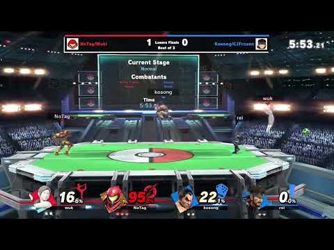Wuki / NoTag vs KosongPrime / CJFrozen - Ultimate Doubles Losers Final  - Grinds & Shines