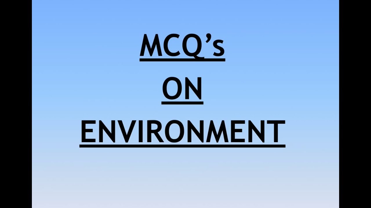 Environment and Ecology || MCQ's For Revision - 2 || UPSC ||