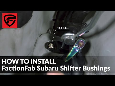How To Install FactionFab Subaru Shifter Bushings