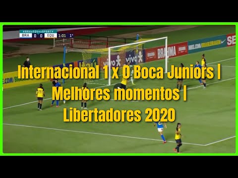 Melhores momentos | Internacional 1 x 0 Boca Juniors | Libertadores 2020