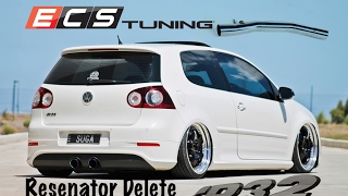 ECS R32 Resonator Delete Install! +Before, After, Idle, and Rev!