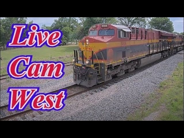 Live webcam view of Greenville West Live Train Cam