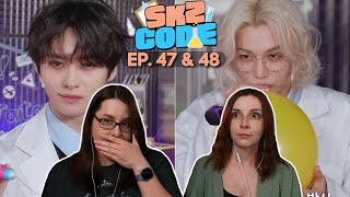 Stray Kids [SKZ CODE] Suspicious Lab #1 & 2 | Ep. 47 & 48 REACTION