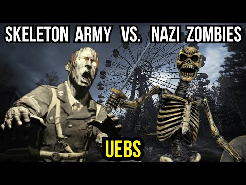 Ultimate Epic Battle Simulator - Skeleton Army VS. Nazi Zombies