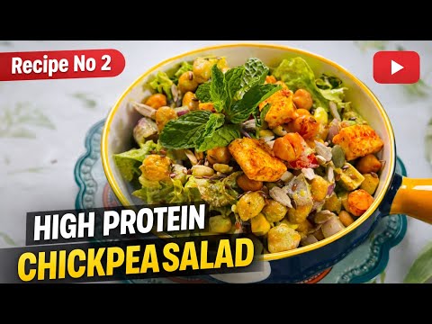 High PROTEIN CHICKPEA( Chhole )Salad Recipe | 30 Healthy Salad Recipe series |Weight loss recipe