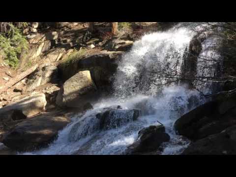 Waterfall just up the road from the campground. This is just a closer view of the lower part of the falls.
