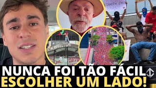 Nikolas comenta vandalismos na manifestação de Lula na Av. Paulista 