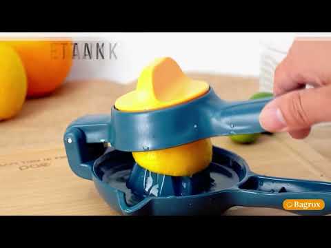 Bagrox Lemon Squeezer, Manual Citrus Juicer, Lemon Juicer Rotating Hinge Blade Hand Juicer Squeezer