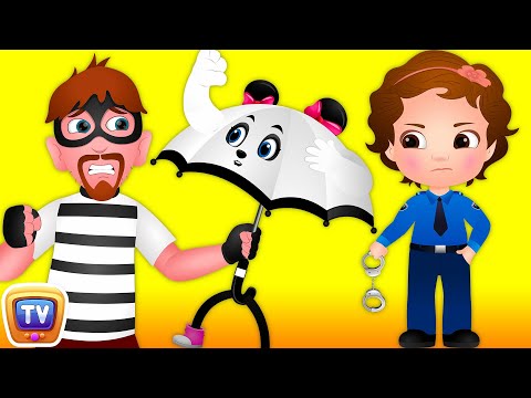 ChuChu TV Police Save The Umbrella Friends - Narrative Story -ChuChu TV Police Fun Cartoons for Kids