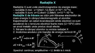 Aplicaţii: radiaţiile X.