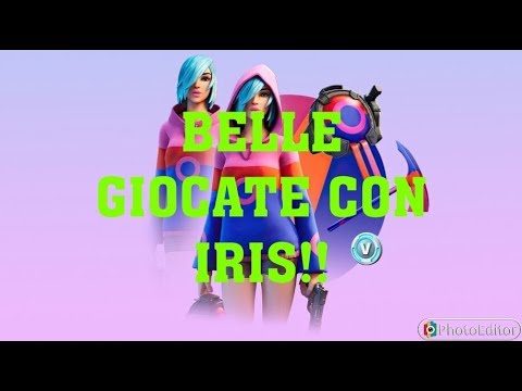 BELLE GIOCATE CON IRIS E BOMBARDIERE OSCURO!!! FORTNITE CLIP!!!