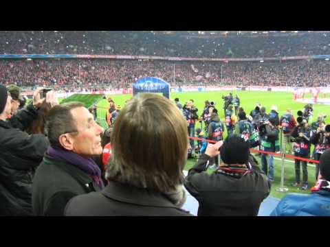 Mannschaftsaufstellung FC Bayern München-Donezk,Achtelfinale 2015,Allianzarena