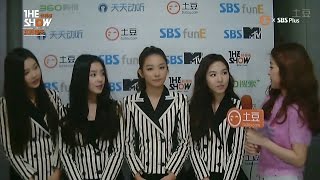141028 The Show Interview - 레드벨벳 Red Velvet cut
