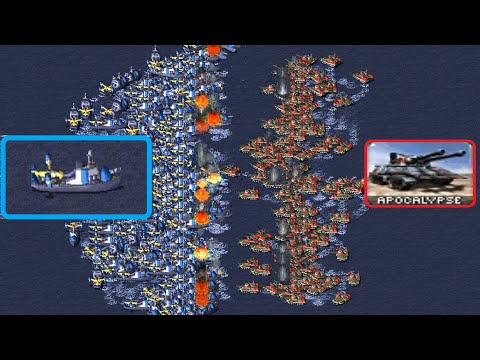 Destroyer vs Apocalypse - Same Cost - Red Alert 2