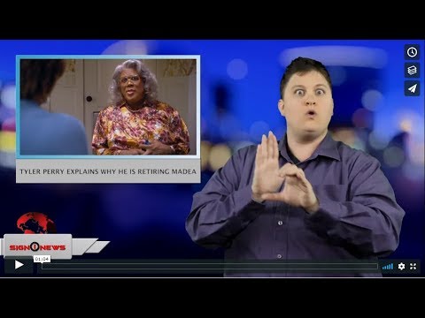 Tyler Perry explains why he is retiring Madea (ASL - 3.2.19)