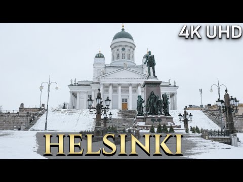 Magical Helsinki in Winter, Finland 4K