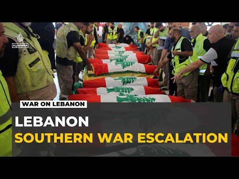Southern Lebanon funerals: Victims of Israeli attacks laid to rest in tyre