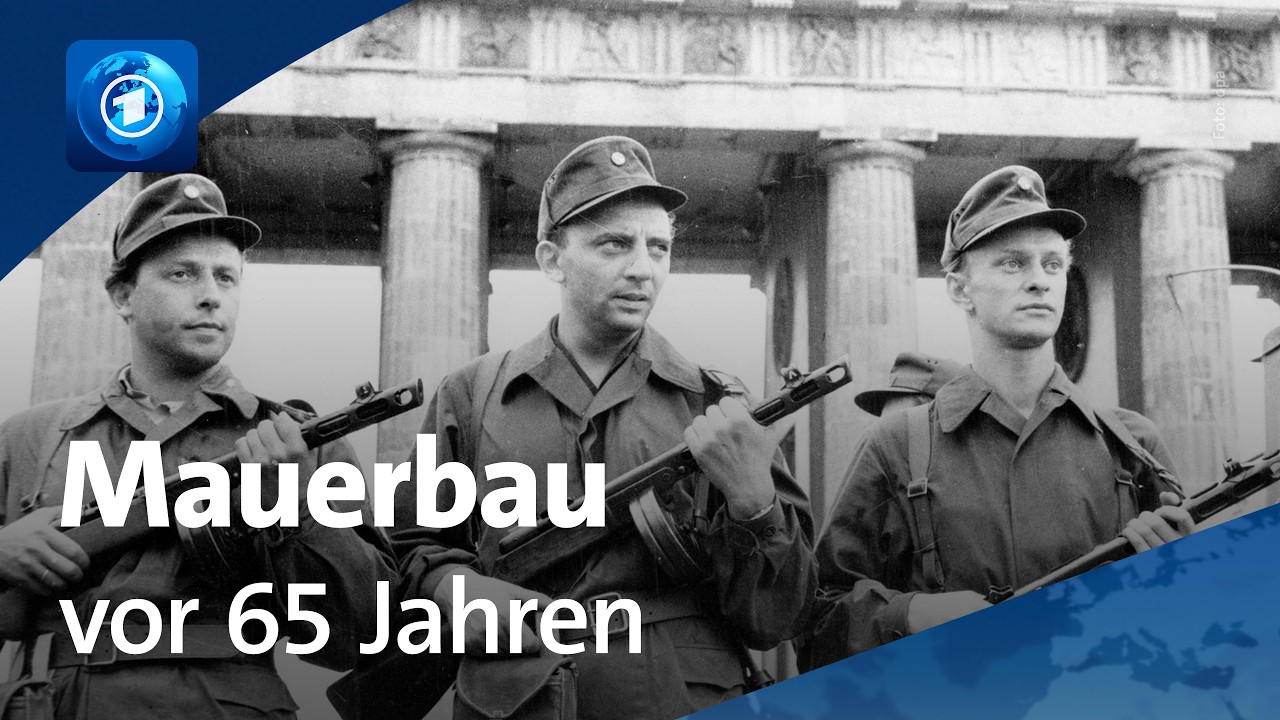 Wie die Berliner Mauer gebaut und wieder abgerissen wurde