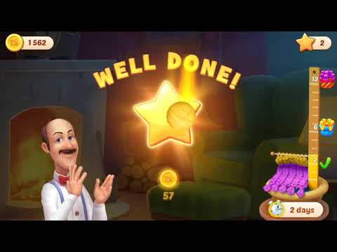 Homescapes Level 661 With No Boosters - Bonus Scene With Austin