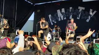 The Amity Affliction - Intro + I Bring the Weather With Me (Live) Pomona Vans Warped Tour 2018