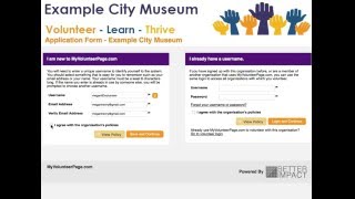 Volunteer Impact - Volunteer Application Form - UK Version