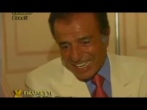 Menem y Figuretti en Washington y Brasil