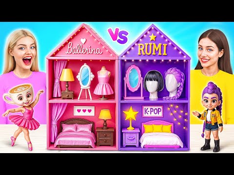 We Build Amazing Doll House | Rumi vs Ballerina Cappuccina Challenge by Multi DO Girls