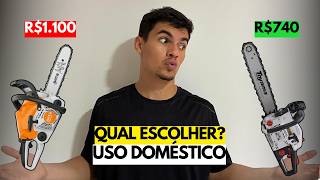 Stihl MS 162 vs Toyama TCS58H Qual Melhor Motosserra para uso Doméstico? Stihl ou Toyama