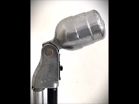 Vintage 1950’s Electro Voice 630 Dynamic Microphone, working, stand w/cable image 11