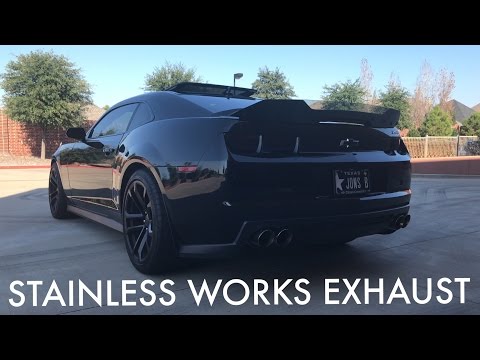 Camaro ZL1: Full Stainless Works Exhaust Comparison [4K]