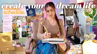 How to make 2025 your BEST YEAR YET✨ Goal Setting, Vision Board + Workout Routine