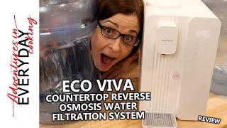 EcoViva Mate 4 Countertop Reverse Osmosis Water Filtration System Review