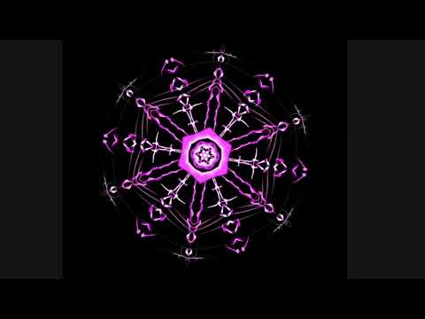 Fractal Flame Radial Kaleidoscope Background  -  1 Hrs