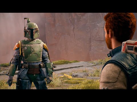 Cal Kestis Meets Boba Fett Scene in Star Wars Jedi Survivor
