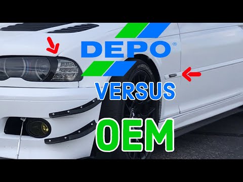 BMW E36/46 Depo corner and side marker install. How to modernize your lights for cheap.