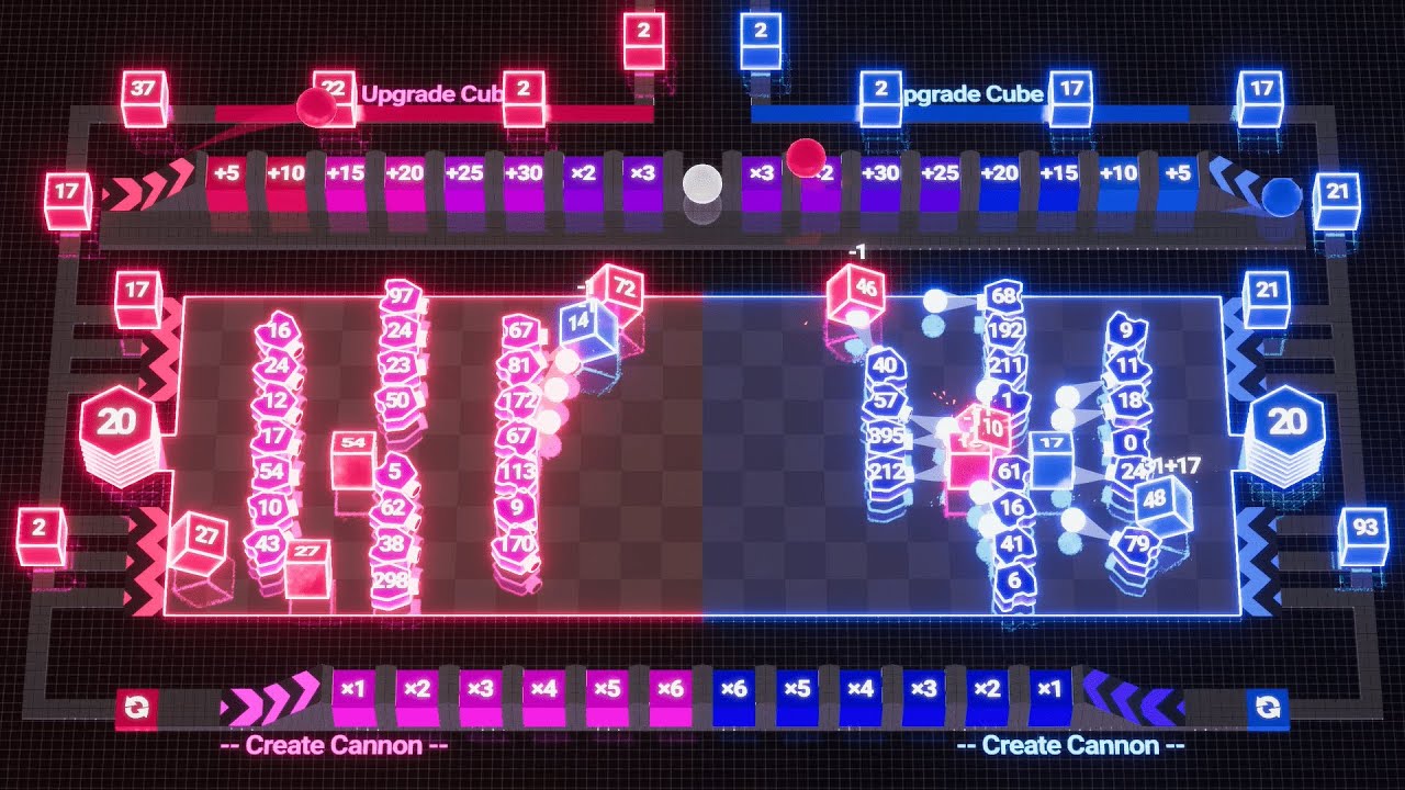 Cannon Defense - Cube Factory - Marble Race 3D