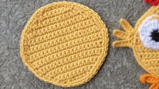 Crochet Circle in Rows