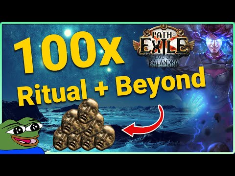 Ritual and Beyond on Crimson Temple | 100 Maps | PoE 3.19