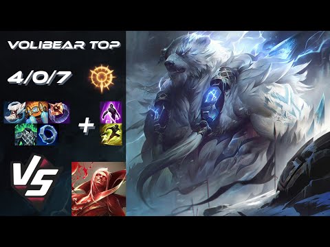 TOP Volibear vs Vladimir - NA Grandmaster Patch 25.S1.8