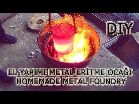 , title : 'Metal eritme potası nasıl yapılır - How to make a metal foundry'