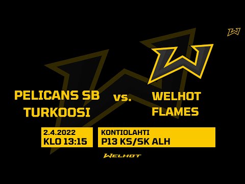 P13 KS/SK ALH,  Pelicans SB Turkoosi - Welhot Flames