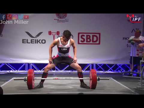 Derek Ng – 527,5 kg, 7. Platz 59 kg – IPF World Classic Powerlifting Championships 2018