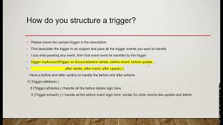 Salesforce developer interview questions part 23 Trigger context availability matrix - newmap?