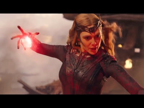 Scarlet Witch attacks Kamar-Taj and destroys it - Doctor Strange in the Multiverse of Madness HD