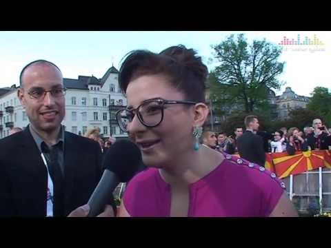 Interview Moran Mazor (Israel) at the Eurovision 2013 Opening Reception in Malmö