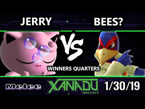 S@X 287 SSBM - Bees? (Falco) Vs. Jerry (Jigglypuff)  - Smash Melee Winners Quarters