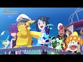 公式 アニメ ポケットモンスター レックウザ ライジング オープニングテ�