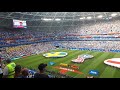 FIFA world cup 2018. Quarter finals. National anthems England and Sweden